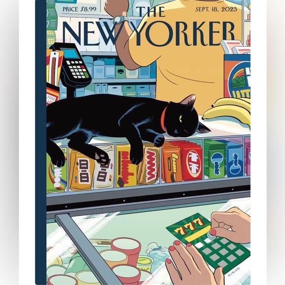 New York Puzzle Company "Bodega Cat" 1000 Piece Jigsaw Puzzle R. Kikuo Johnson. - Picture 8 of 8